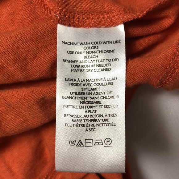 🤎 XS 🤎 NWT Anthro Henley Low Cut Linen Cotton Ruched Cuffs​ - Picture 5 of 8